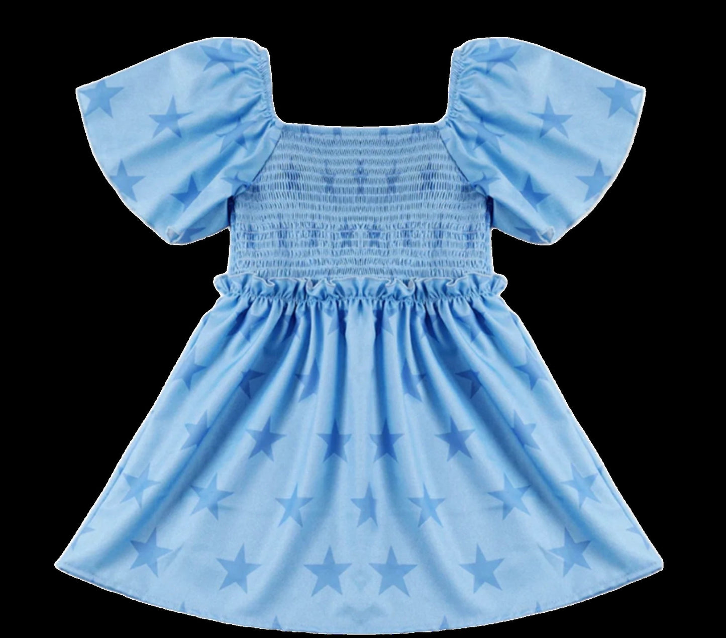 star smocked dress