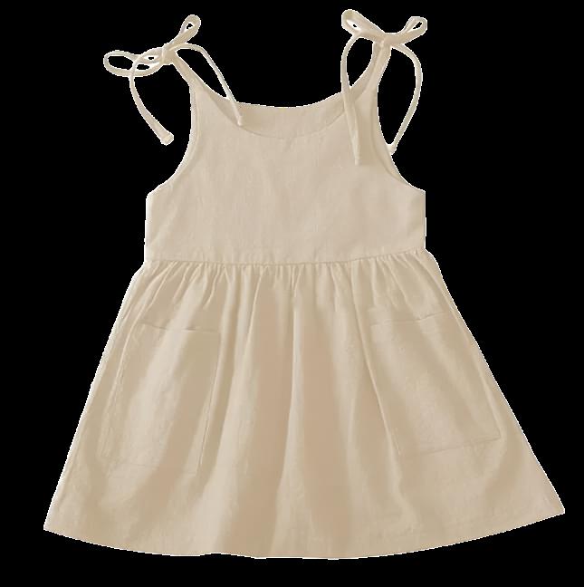 Sun-Kissed Sands Linen Dress