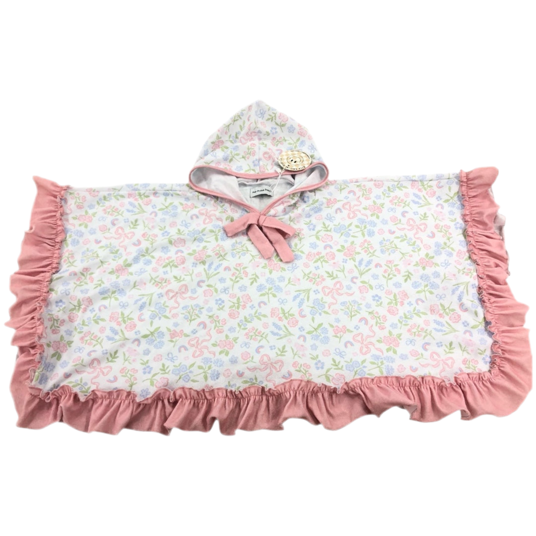 Watercolor Bow Hooded Towel