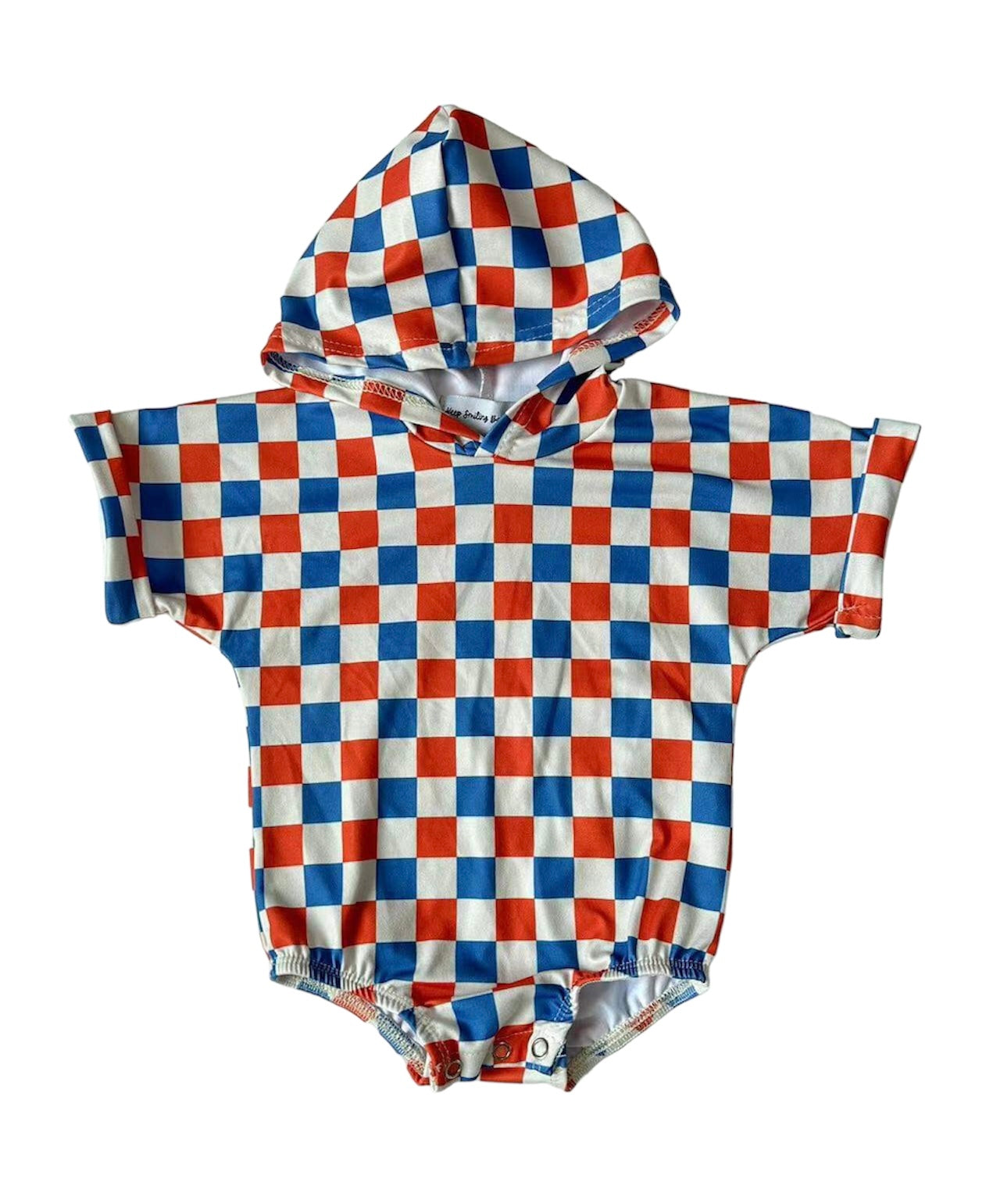 Americana Hooded Checkered Bubble