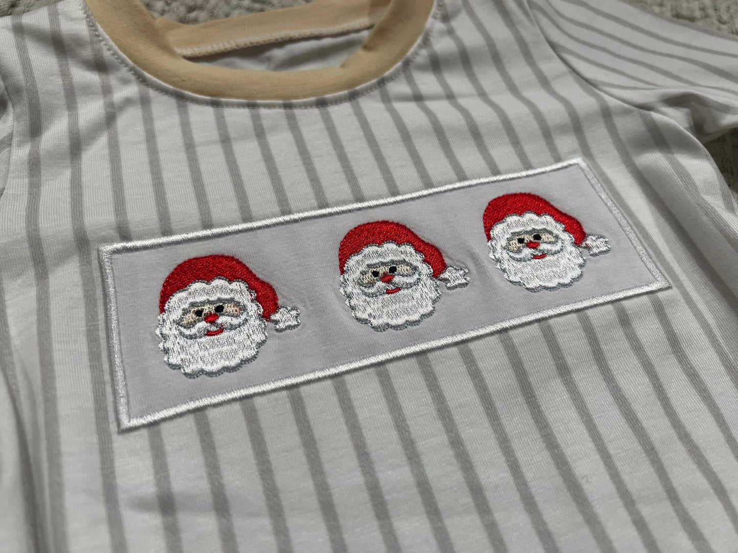 Santa Stripped bubble