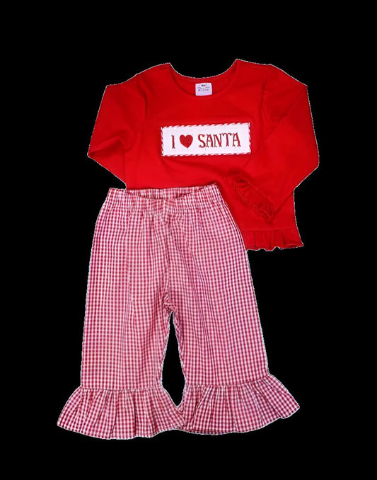 Santa Baby Girl Set